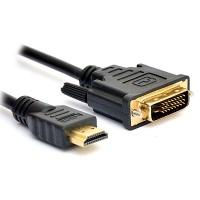 Кабель DeTech HDMI-DVI(24+1)2 cable 3m 2 ferite