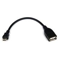Кабель DeTech USB 2.0 AF/Micro-B 0,1м (Без поддержки OTG)