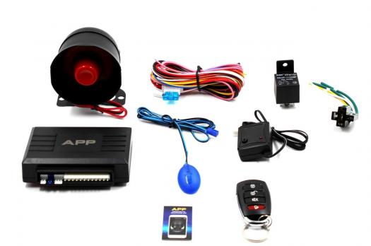 Универсальная автомобильная сигнализация Car Alarm 2 Way KD 3000 bluetooth APP с сиреной