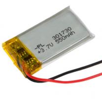 Батарея 550mAh 3.7V 301730 Литий-Полимер Аккумулятор для MP3 Плеера GPS Видеорегистратора