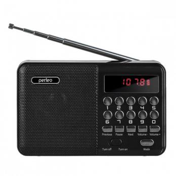 Perfeo радиоприемник цифровой PALM FM+ 87.5-108МГц/ MP3/ питание USB или 18650