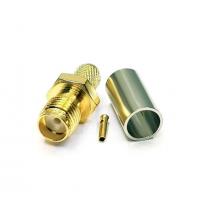 Разъём SMA (female) обжимной для кабеля RG58